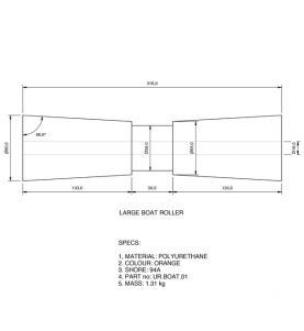 Roller 80 x 320