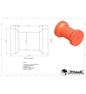 Boat Trailer Roller BR4 120 x 180