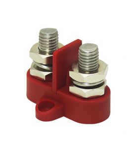 Guardian Terminal Studs Red Dual Heavy Duty M8 (5/16") with Isolating Plate Black