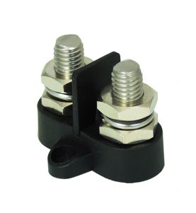 Guardian Terminal Studs Dual Heavy Duty M8 (5/16") with Isolating Plate Black