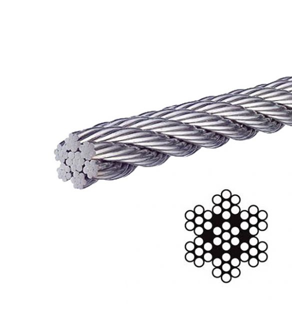 Stainless Steel Wire Rope SS 7 x 7 | Size : 1.5mm