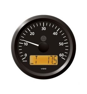 VDO Viewline 85mm Speedometer 0-60km/h