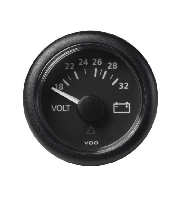 Veratron Viewline 52mm Battery Status 18-32v