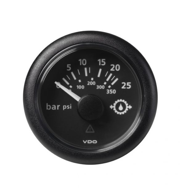VDO Viewline 52mm Transmission Oil Pressure 10Bar