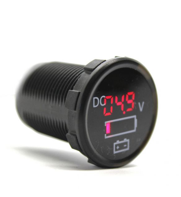 Guardian Digital Voltmeter with Battery Level Display