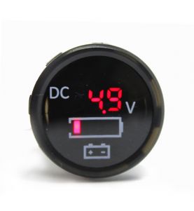 Guardian Digital Voltmeter with Battery Level Display