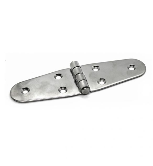 Hinge Equal 39 x 140 x 2mm - Stamped Stainless Steel