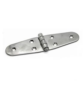 Hinge Equal 39 x 140 x 2mm - Stamped Stainless Steel