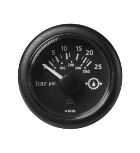 VDO Viewline 52mm Transmission Oil Pressure 25 Bar