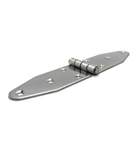 Hinge Equal 40 x 180 x 2mm - Stamped Stainless Steel