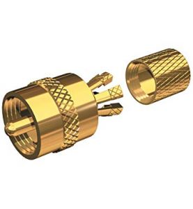 Shakespeare PL259-CP-G Center Pin Solderless Gold-Plated