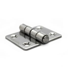 Hinge Butt 40 x 48 x 2mm - Stamped Stainless Steel