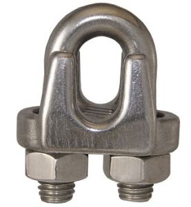 Stainless Steel Wire Rope Crosby Clamp