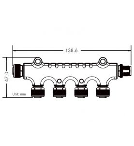 NMEA 2000 T Splitter 4-Way