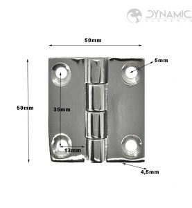 Hinge Butt 50 x 50 x 4.5mm