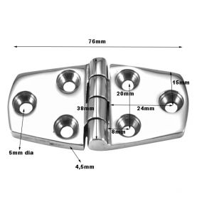 Equal Door 76 x 38 x 4.5mm