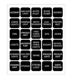 Guardian Label Stickers for SP32/33 Switches
