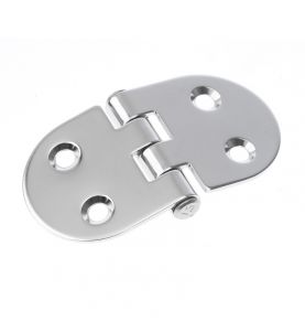 Hinge Equal Rounded 40 x 74 x 2.5mm Stainless Steel Roca