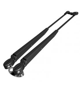 Roca Dual Wiper Pantograph Arm W10/12 324-340mm SS304 Black