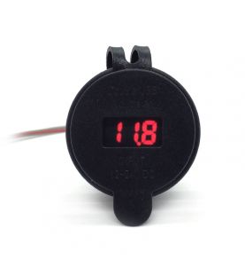 Guardian Socket 2P USB Charger with Voltmeter