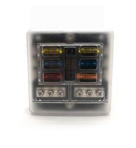 Guardian Modular Fuse Box 6 Pin with Negative Bus Bar