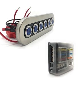 Guardian Switch Panel S/S 6-P and Fuse Box Pack