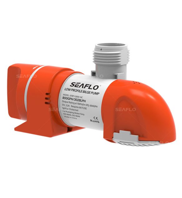 Seaflo Non-Auto Bilge Pump Low Profile 12V
