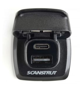 Scanstrut Flip Pro USB-A & B Charging Port