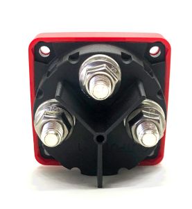 Guardian Battery Selector Switch 1-2-BOTH-OFF (Red) Flush or Surface Mount