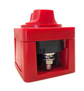 Guardian Battery Selector Switch 1-2-BOTH-OFF (Red) Flush or Surface Mount