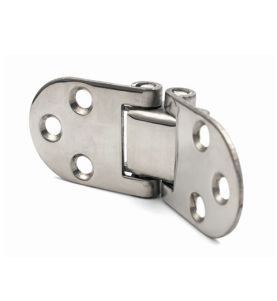 Hinge Equal Rounded Stainless Steel 80 x 30 x 2mm