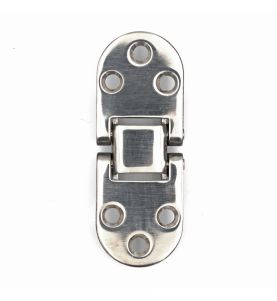 Hinge Equal Rounded Stainless Steel 80 x 30 x 2mm