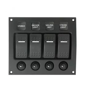 Guardian Rocker Switch Panel C7 Curved 4P