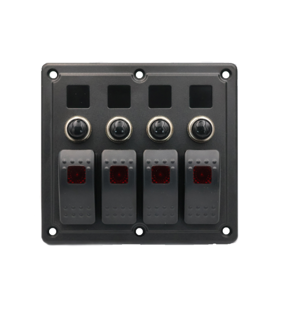 Guardian Rocker Switch Panel Flush Mount 4P