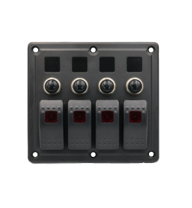 Guardian Rocker Switch Panel Flush Mount 4P