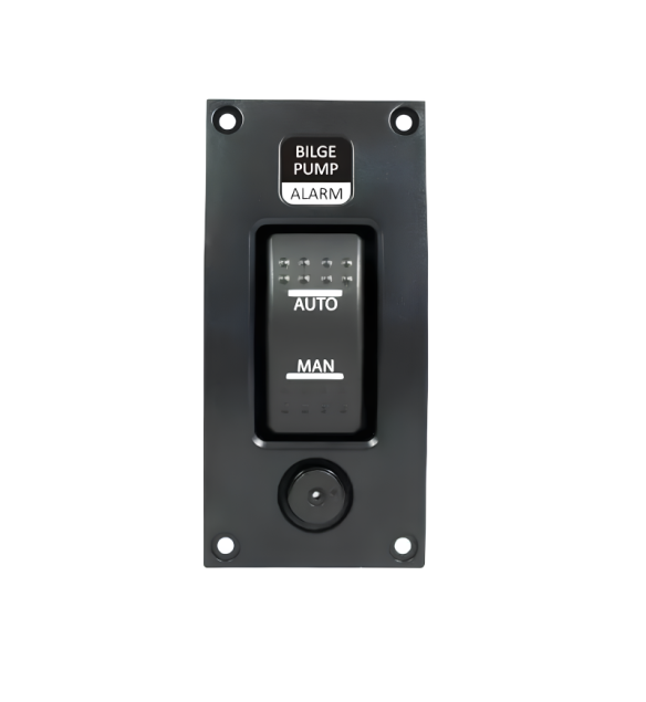 Guardian C7 Bilge Pump Rocker Switch Panel with Alarm