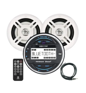 Dual Marine Gauge and Speaker Combo | SKU : MGCP17BT
