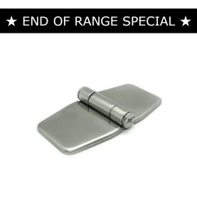 Hinge Friction Equal 49 x 77 x 3mm Barrel Up Stainless Steel