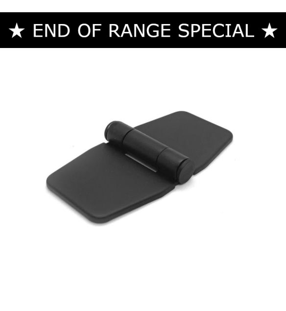 Hinge Friction Equal 39.6 x 77 x 3mm Black Stainless Steel