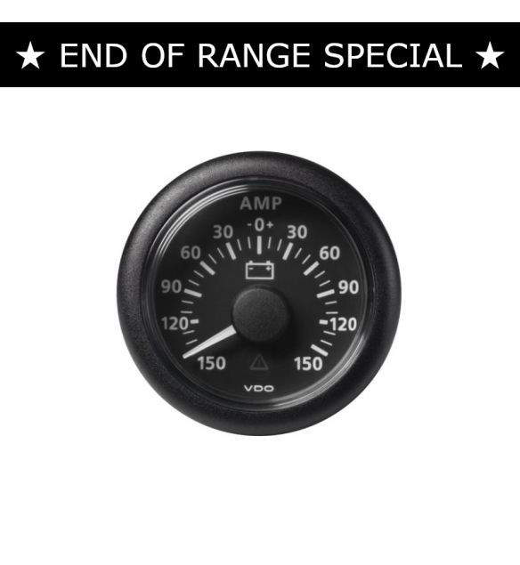 Veratron Viewline 52mm Battery Status 150A