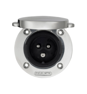 Victron Power Inlet Stainless with Cover 16A/250Vac