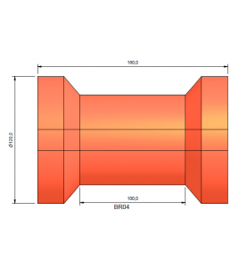 Boat Trailer Roller BR4 120 x 180