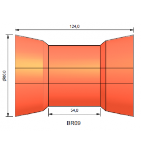 Boat Trailer Roller BR9 88 x 125