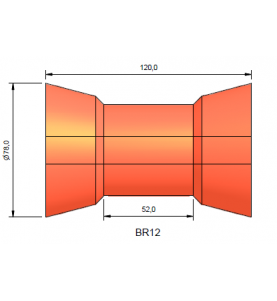 Boat Trailer Roller BR12 78 x 120