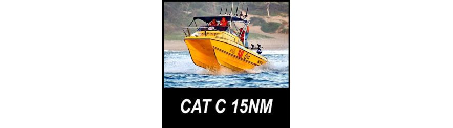 Category C boat safety equipment up to 15 nautical miles