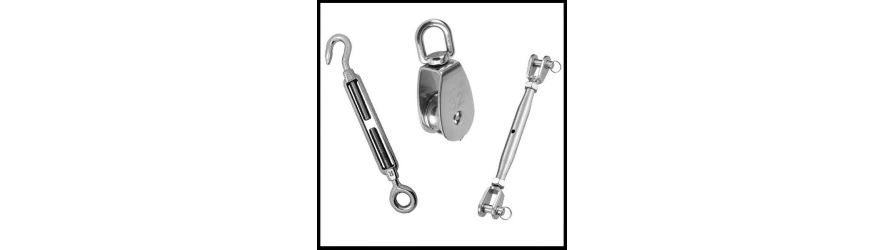 Stainless Steel Rigging Screws | Turnbuckles |  Rope Pulley Blocks