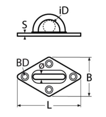 Stainless Steel Pad Eye