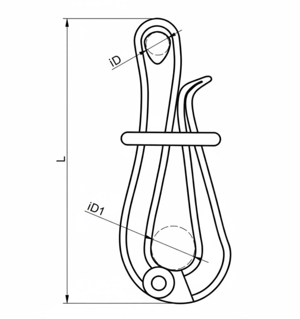 Stainless Steel Senhouse Slip Hook