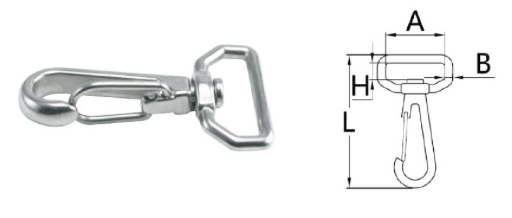 Stainless Steel Swivel Spring Snap