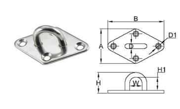 Stainless Steel Pad Eye